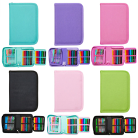Fournitures pour fabricants de stylos et de crayons, boîte à crayons personnalisée pour filles et garçons, trousse à crayons pour enfants, grande capacité, ensemble de fournitures scolaires