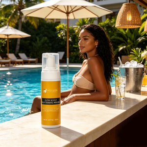 Mousse autobronzante sans traces, <span class=keywords><strong>bronzage</strong></span> naturel, mousse bronzante éclatante et modulable pour peaux claires, séchage rapide, <span class=keywords><strong>bronzage</strong></span> sans soleil - Product Image 4