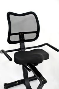 Vélo couché à courroie magnétique silencieux, cadre en acier épaissi, 130 kg max, usage domestique/salle de sport/commercial, centre d'activités pour seniors - Product Image 5