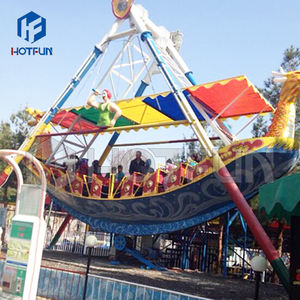 Bateau de pirate de dragon ride bateau de pendule extrême bateau de pirate avec des effets de feu 16 sièges bateau de pirate de fer à vendre - Product Image 2