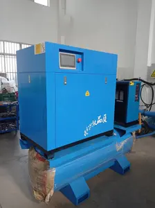 Silent Good Quality 15kw 0.8MPa 1.5MPa Screw Air Compressor For Laser Cutter Compressor All In 1 With Factory Direct Sale