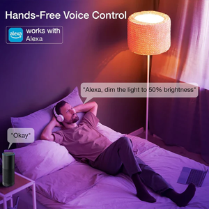 Daybetter Paquete de 8 Bombillas LED Inteligentes E26 120V RGB 2700K-6500K con Cambio de Color y Control por Voz con Alexa / Asistente de Google Wifi - Product Image 2