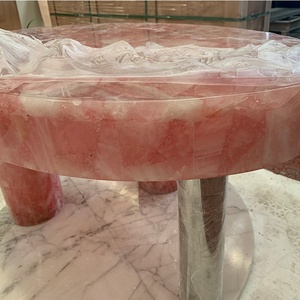 Đồ Nội Thất Gia Đình Thiết Kế Mới 2022 Bàn Cà Phê Thạch Anh Pha Lê Hoa Hồng Tuyệt Vời - Product Image 6