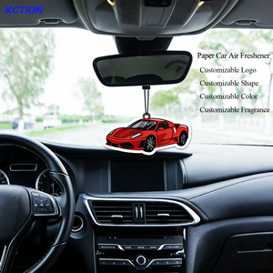 KCTION Regalos para Dueños de Autos, Accesorios Promocionales para Autos, Ambientador de Papel con Forma de <span class=keywords><strong>Auto</strong></span> de Primera Calidad, Aroma Duradero, Ambientador Colgante para <span class=keywords><strong>Auto</strong></span> - Product Image 1
