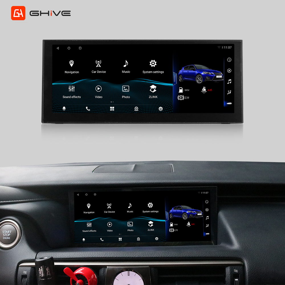 Ghive 8 + 256 г Android 14 GPS навигация автомобильное радио сенсорный экран автомобильный Dvd-плеер для lexus 250 350