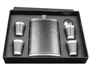 กล่องของขวัญสำหรับคุณพ่อ: ขวดใส่ไวน์ชุดเหล้ากล่องของขวัญขวดเหล้าเปล่าพร้อมกรวย6-9ออนซ์สำหรับวิสกี้บรั่นดีวอดก้า - Product Image 6