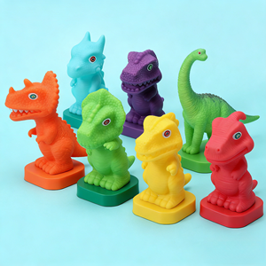 Juguete de Dinosaurio Tiranosaurio Rex para Niños, de Goma Suave, con Sonido, Juguete Acuático para Bebés, para el Baño - Product Image 1