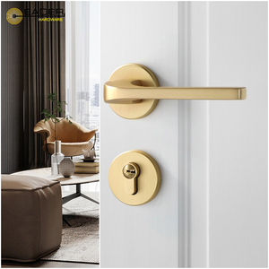 Alileader — poignée de <span class=keywords><strong>porte</strong></span> de luxe en laiton, poignées intérieures modernes, haut de gamme - Product Image 3