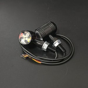 ไฟเลี้ยวแบบย้อนยุค CNC ขนาดเล็ก 12V LED ระบบไฟส่องสว่างสำหรับมอเตอร์ไซค์แบบอเนกประสงค์ สำหรับการติดตั้งเพิ่มเติมและอัปเกรด - Product Image 2