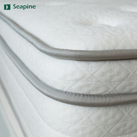 Matelas en latex naturel Matelas de luxe haut de gamme Euro Matelas orthopédique à ressorts ensachés en mousse haute densité Vente en gros