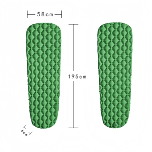 Rapid <b>Inflatable</b> Camping Sleeping Pad Fast Air <b>Mattress</b> Portable Lightweight for Backpacking Hiking Outdoor Adventure Gear - Product Image 1