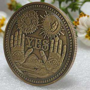 Venta al por mayor de monedas de recuerdo de oro antiguo oro plata cobre bronce esmalte aleación de zinc 3D Metal Moneda de desafío - Product Image 4