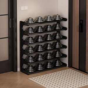 Simple <b>shoe</b> <b>rack</b>, sturdy <b>shoe</b> <b>rack</b> for doorways, dustproof, large capacity, multi-layer <b>storage</b> for home and dormitory use. - Product Image 4