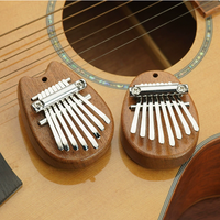 Portable Finger Piano with Easy Play Beginner Musical Instrument 8-Note Mini Kalimba Thumb for Adults Kids Beginners