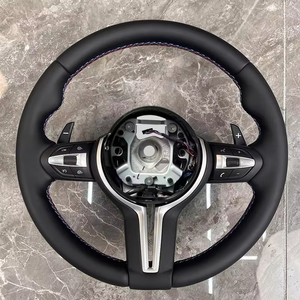 <span class=keywords><strong>Volante</strong></span> <span class=keywords><strong>M</strong></span> Sport de Cuero Genuino Perforado en Negro para BMW F10 F30 F31 F32 F20 E92 <span class=keywords><strong>E60</strong></span> X6 E71 X5 E70 M3 M4 M5 M6 - Product Image 1
