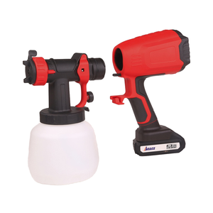 Pistolet de pulvérisation électrique portable 20V HVLP, pulvérisateur de <span class=keywords><strong>peinture</strong></span> sans fil DC sans balais, économique, capacité du gobelet 1200ml, qualité industrielle DIY - Product Image 2