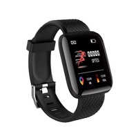 Montre connectée L214, moniteur de fréquence cardiaque, bracelet, tensiomètre, sport, fitness, A6 Id116 116 Plus Smartwatch