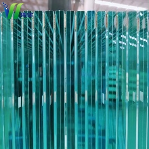 Barandilla de Vidrio Laminado Transparente Industrial Moderno WEIHUA, Barandilla sin Marco para Balcón y Escalera, Espesor de 4 mm a 12 mm, <span class=keywords><strong>Precio</strong></span> por Metro Cuadrado - Product Image 1