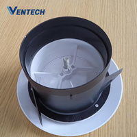 VDV-A2 Diffuseur d'air de retour circulaire moderne en plastique pour plafond, pour système de ventilation CVC