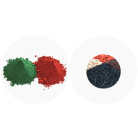 Pigment rouge pour paillis de bois, Oxyde de fer rouge de qualité industrielle 190