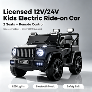 Auto Eléctrico Doble para Niños, con Asientos Cómodos, Control Remoto <span class=keywords><strong>de</strong></span> Cuatro Ruedas, Juguete para Adultos y Niños - Product Image 1