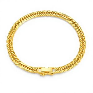 18K Gold Au750 Classic <b>Link</b> Chain Necklace Real Gold Cuban Jewelry for Wedding Engagement Gift Party - Product Image 3