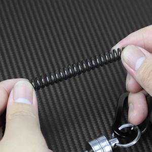 Sangle <span class=keywords><strong>de</strong></span> sécurité magnétique pour poignet, cordon rétractable en acier, porte-clés pour outils <span class=keywords><strong>de</strong></span> pêche en plein air et équipement portable - Product Image 5