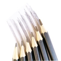 Crayon en bois personnalisé avec logo et forme, mine noire HB 2B 6B-10H, 7 pouces avec gomme, pour enfants, fournitures scolaires, certifié EN71 ISO