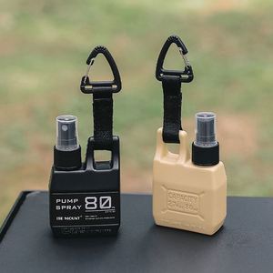 Botella pulverizadora portátil de 80ml para actividades al aire libre, envases cosméticos vacíos, hebilla para recambios de Alcohol y Perfume, Kits de viaje - Product Image 1