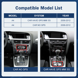 12.3 pollici 8.9 pollici schermo multimediale Airplay Wireless CarPlay Android Auto Linux Touch Screen per <span class=keywords><strong>Audi</strong></span> <span class=keywords><strong>A4</strong></span> 2009-2012 - Product Image 2