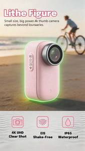 Caméra sportive numérique <span class=keywords><strong>M11S</strong></span> 1,47 pouce, prise en charge maximale de 512 Go, enregistrement vidéo 4K, WiFi, stabilisation d'image par gyroscope - Product Image 2