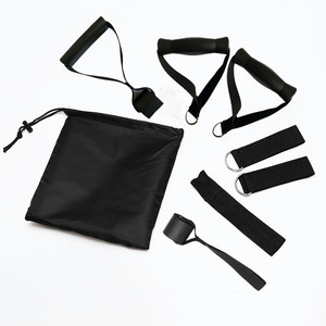 Ensemble d'accessoires pour bandes de résistance Speedy : sac avec poignées, attaches pour les pieds, ancrages pour porte, pour entraînement fitness - Product Image 1