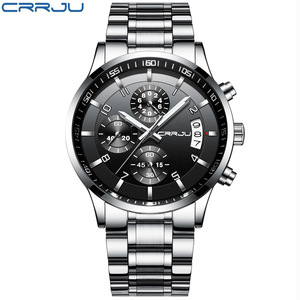 Reloj de Cuarzo de Estilo Ejecutivo para Hombre, Esfera Grande de 42 mm, Acero Inoxidable, Cierre Plegable, Casual, Resistente al Agua, Cronómetro, 2022 - Product Image 3