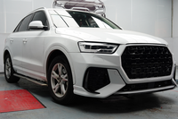Kit carrosserie avant style RSQ3 F3 avec calandre nid d'abeille pour Audi Q3 SQ3 8U 8U.5 2013-2019, mise à niveau facelift pour Q3 SQ3 8U