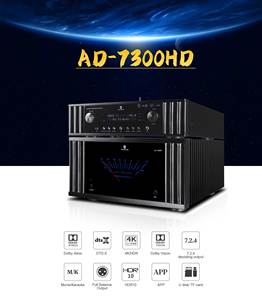 Amplificadores de Sonido, Preamplificador de Potencia, Sistema de Sonido Estéreo, Procesador Atmos, Procesador de Karaoke, Amplificador - Product Image 4