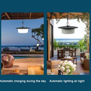 Lámpara Solar Colgante de 244 LED, 5 Modos, IP65 Impermeable, Lámpara para Cobertizo con Sensor de Movimiento, Iluminación Interior y Exterior - Product Image 6