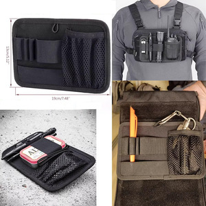 Tactical Molle Utility Bag Accessories Nylon Outdoor Sports Equipment Storage Organizer Chest Pack Khaki - Product Image 4