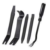 Kit d'outils de retrait de garniture automobile de 5 pièces pour le démontage du panneau de pince de porte de voiture et du tableau de bord audio