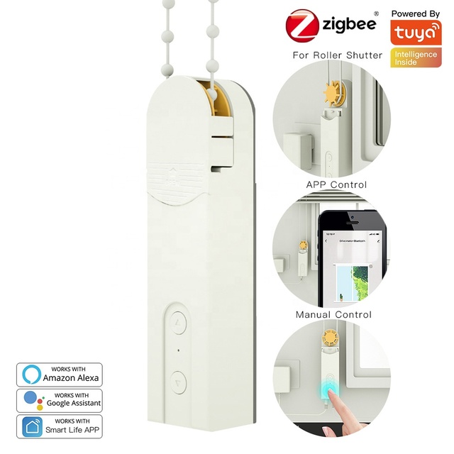 UEMON Smart Home ZigBee 3.0 Smart DIY Motorized Window Curtain Switch Roller Blinds Shutter Motor Driver Robot