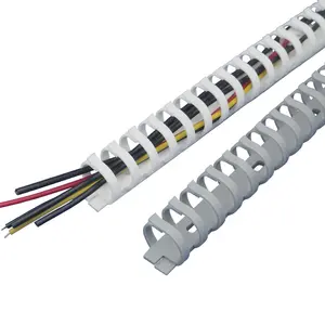 Canalización Flexible con cinta adhesiva, conducto de cableado flexible