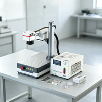 Mesin Penanda Laser UV Mini Desktop 355nm 5W untuk Pengukiran Presisi pada Kaca, Plastik, PCB, dan Perhiasan