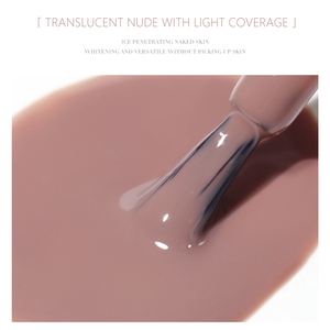Gel de Uñas Transparente Color Nude, Gel Constructor Rosa Natural, Gel UV LED Removible, Gel de Uñas Lácteo Translúcido, OEM ODM 15ML - Product Image 4