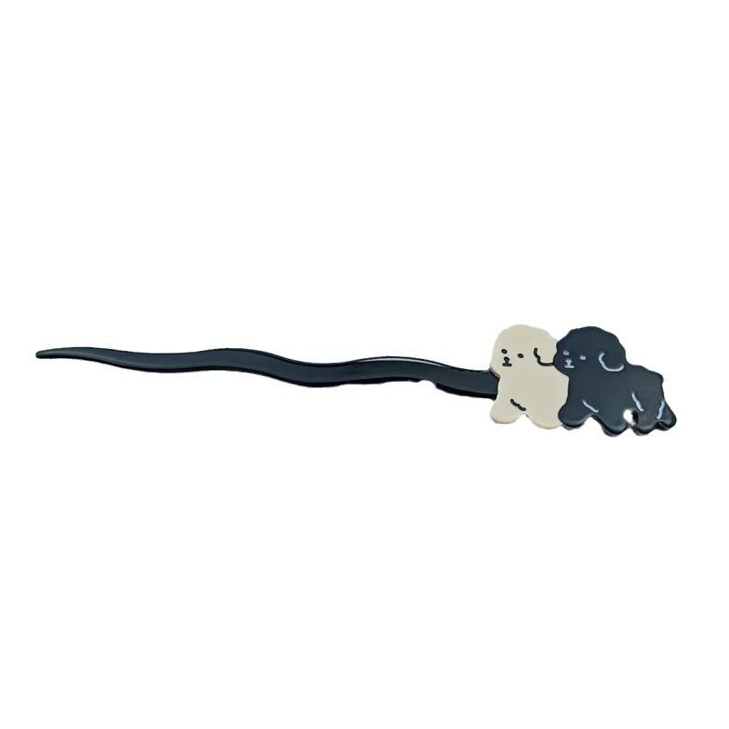 Dog Panda Cartoon Cute Hair Style 18cm Acetate Hair Pin Chop Sticks Girls Women Chinese Hair Chopsticks Accessories