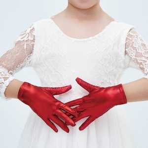 MIO bambini in pelle verniciata Performance luccicante <span class=keywords><strong>guanti</strong></span> in finta tinta unita <span class=keywords><strong>guanti</strong></span> da dito <span class=keywords><strong>per</strong></span> bambine <span class=keywords><strong>per</strong></span> feste - Product Image 6