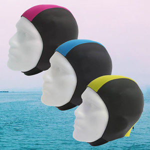 Casquettes de plongée personnalisées Natation Snorkeling <span class=keywords><strong>Surf</strong></span> Chapeaux Capuche de plongée avec mentonnière <span class=keywords><strong>Bonnet</strong></span> de bain en néoprène - Product Image 1