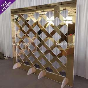 Sinoperfect <b>Party</b> Decorations Set Wedding <b>Supplies</b> Acrylic Backdrop Event Decoration Backdrop - Product Image 1