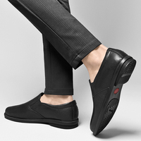 Chaussures plates pour hommes, style uniforme, type Oxford, Derby et Mocassins, basses, en cuir de vachette véritable, à motif quadrillé gaufré, à enfiler, respirantes, souples, couleur unie CC