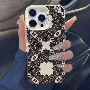 รูปแบบเคสโทรศัพท์ Totem มงคลสำหรับ iPhone 17 16 15 14 13 12 11 PRO MAX สีดำสีม่วงเคลือบเลเซอร์ออโรร่า - Product Image 3