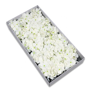 Reale di Tocco Decorazione artificiale ortensia Conserve di grande foglia di ortensia testa Fiori Di Seta Della Festa Nuziale Della Decorazione - Product Image 3