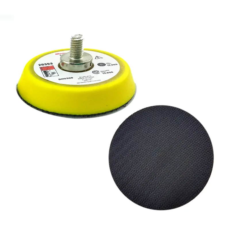 Polishing Pad dengan Berbulu Hook dan Permukaan Kulit Cocok untuk Pneumatik Peralatan Grinding